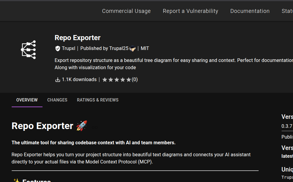 Repo Exporter